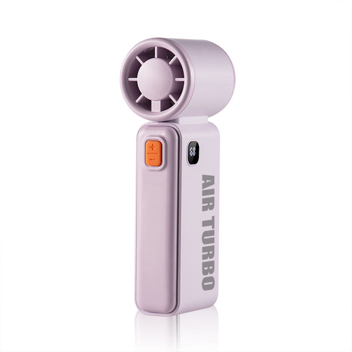 Ladies Handheld High-Speed Fan with LED Display Kalsten