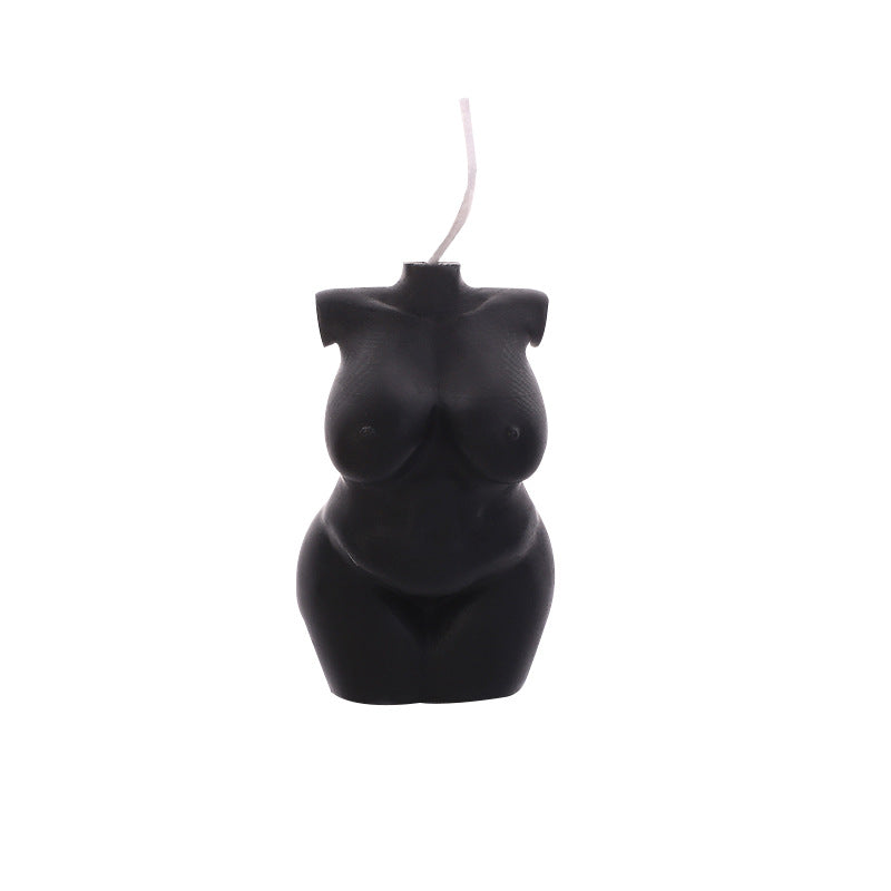Sculptural Female Torso Scented Soy Wax Body Candle