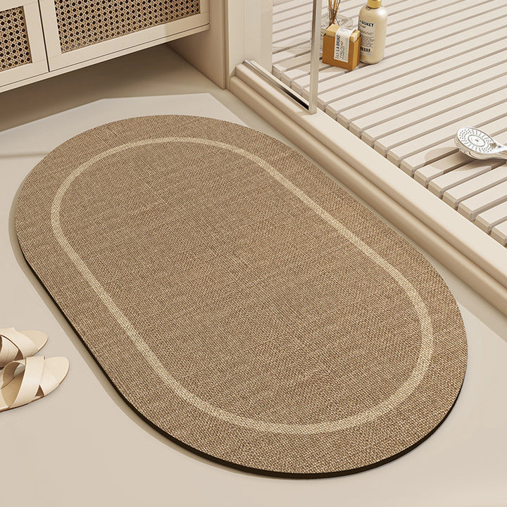 Stylish Textured Bath Mat Kalsten