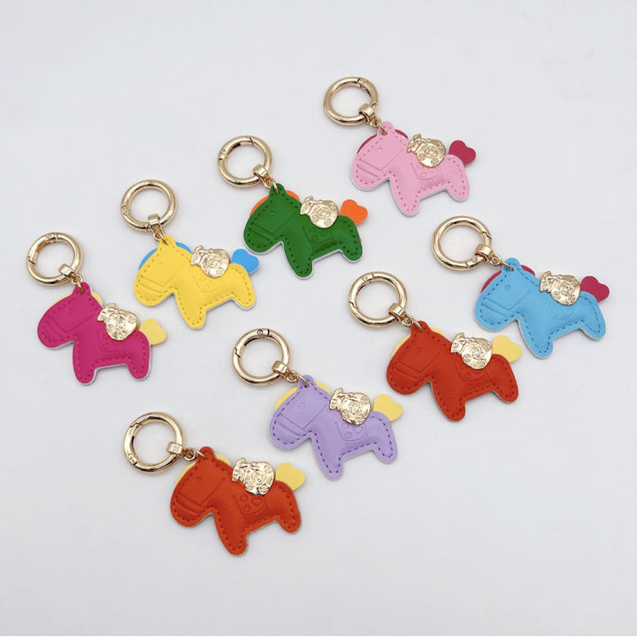 Animal-Shaped Leather Keychain Kalsten