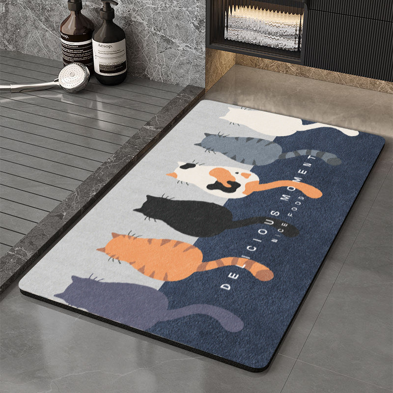 Decorative Bath Mat Kalsten