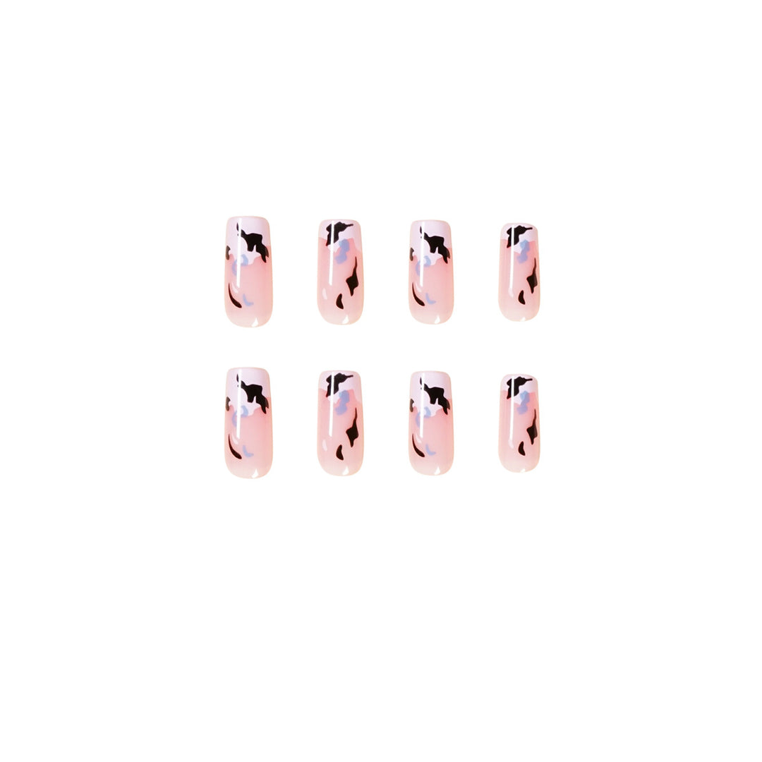 Artificial nail art with modern color pattern Kalsten