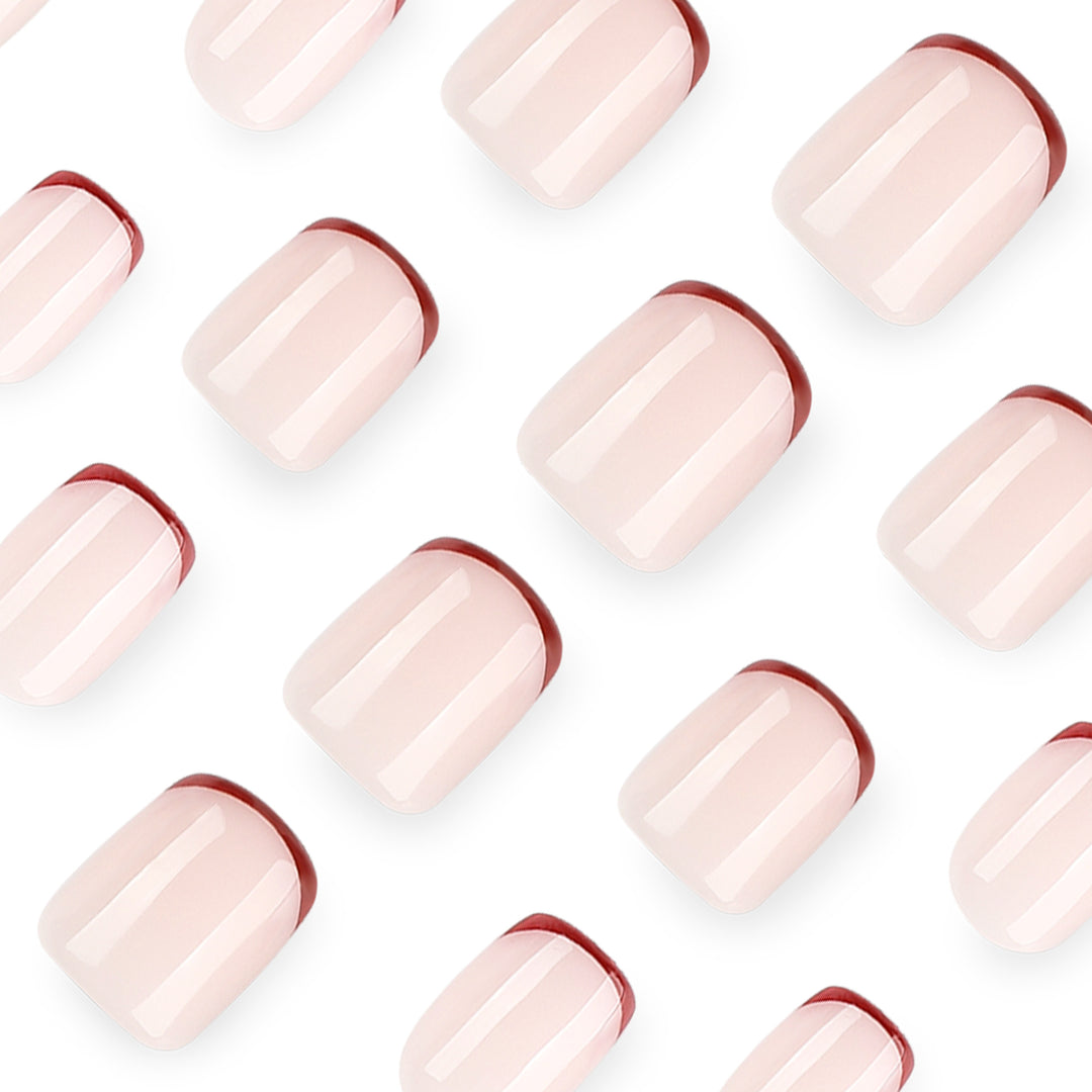 Elegant and stylish nail art with narrow colored accents Kalsten