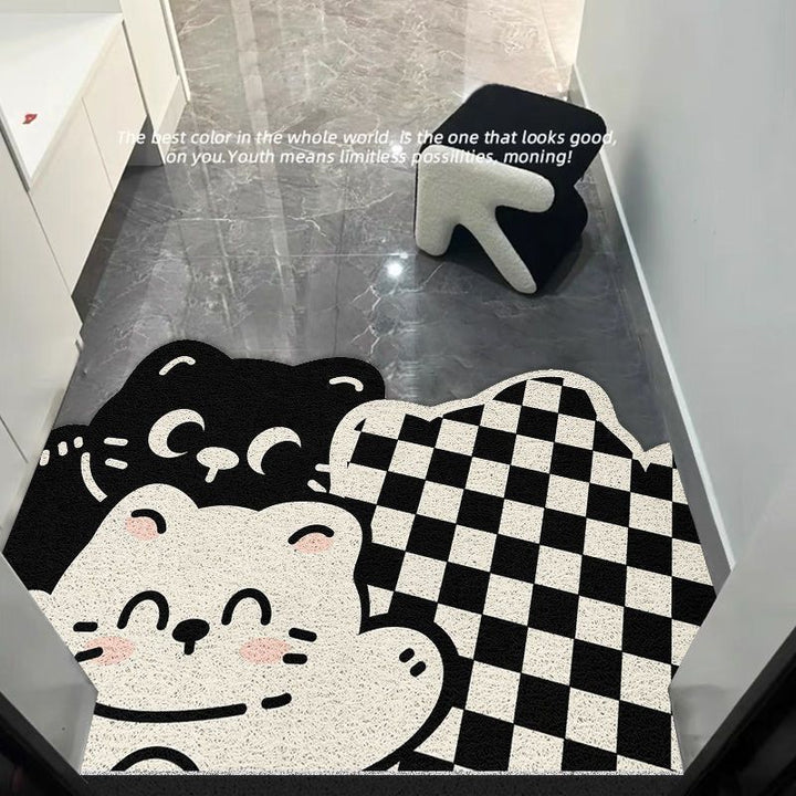 Cute Dog-Themed Decorative Area Mat