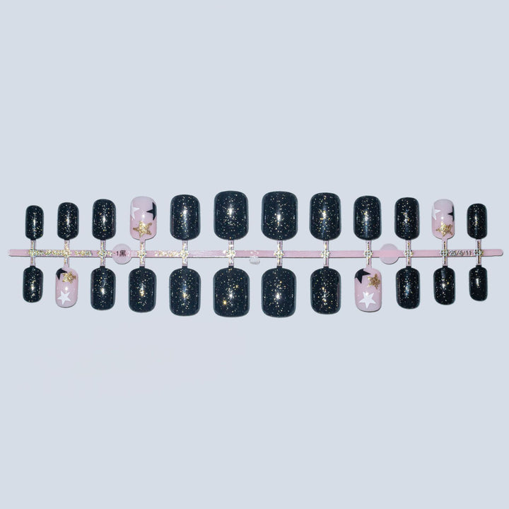 Sparkling Star-Themed Nail Art Kit