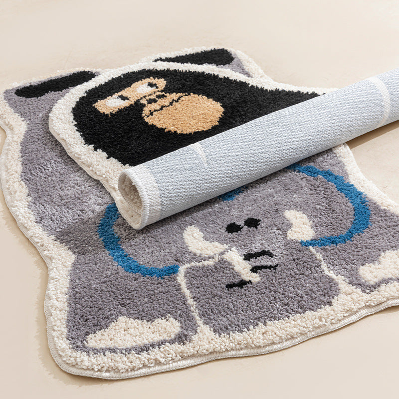 Gorilla-shaped bath mat with non-slip bottom Kalsten