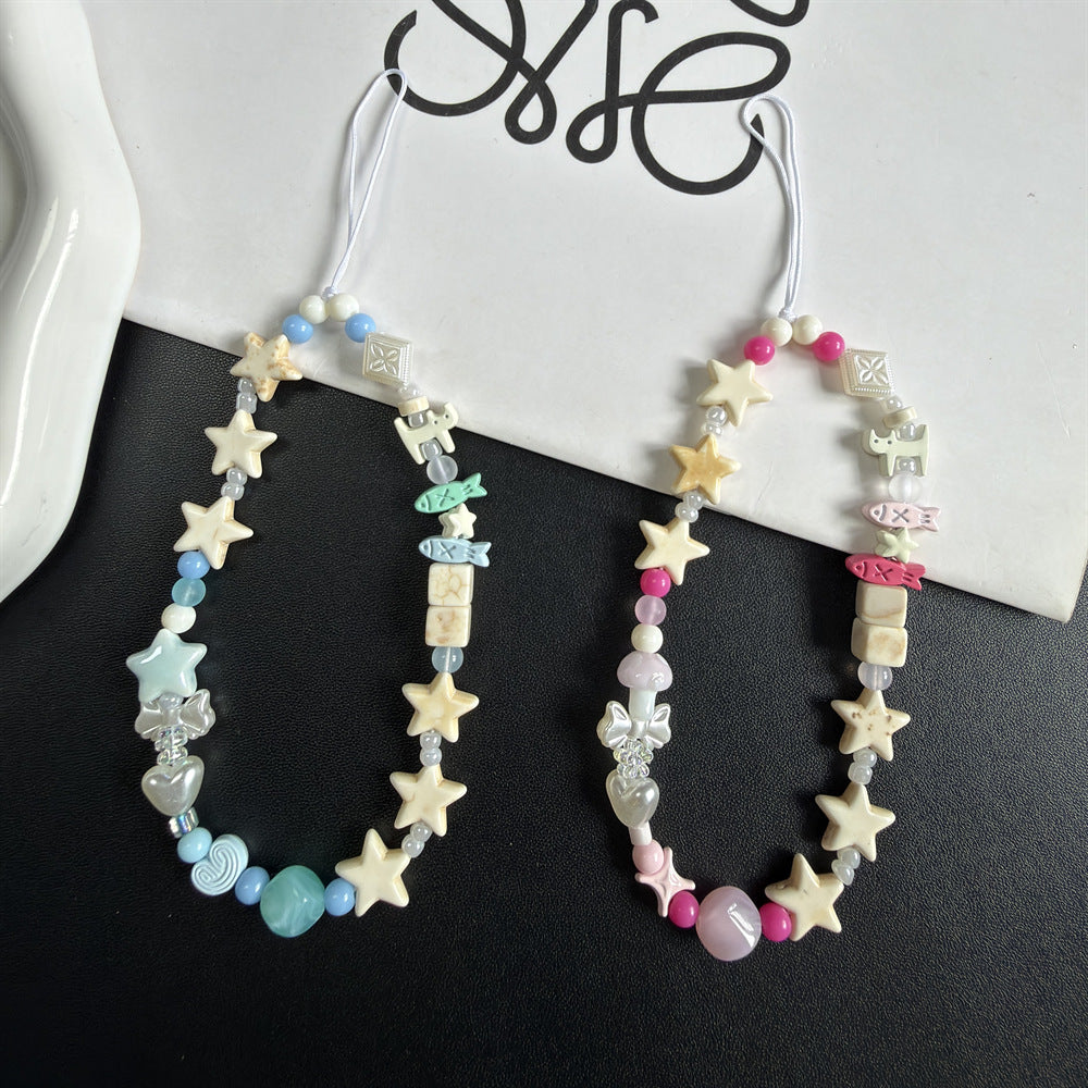 Decorative Beaded Phone Lanyard Kalsten 1790135646