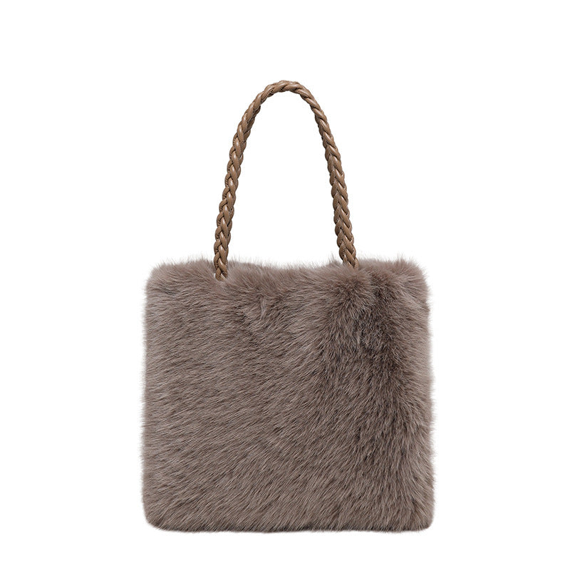 Luxurious Faux Fur Tote Bag