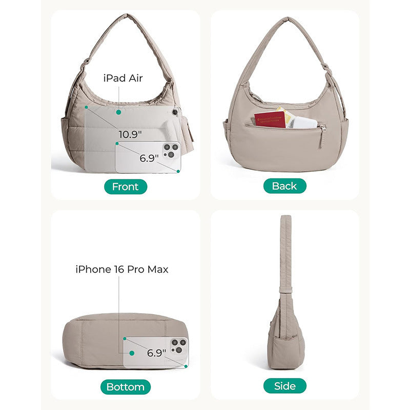 Practical shoulder bag with insulated compartments Kalsten