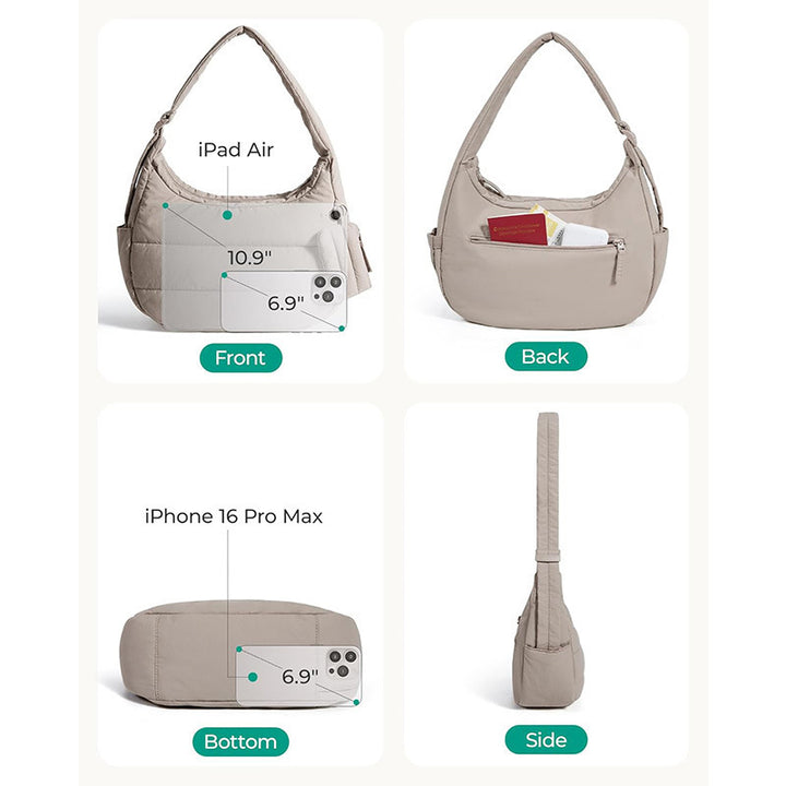 Practical shoulder bag with insulated compartments Kalsten