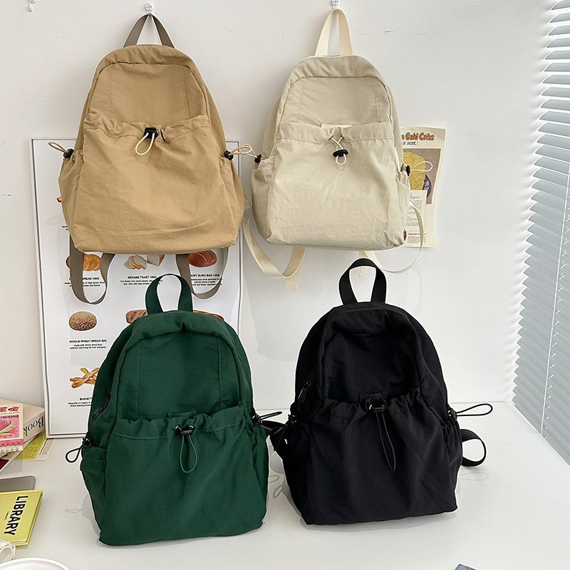 Leisure backpack with innovative drawstring and comfortable carrying system Kalsten