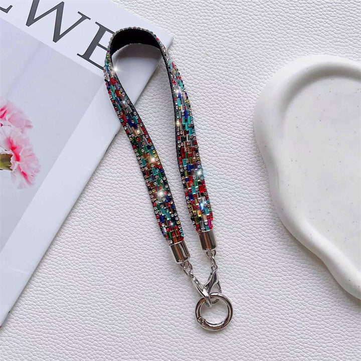 Decorative Rhinestone Phone Lanyard Kalsten