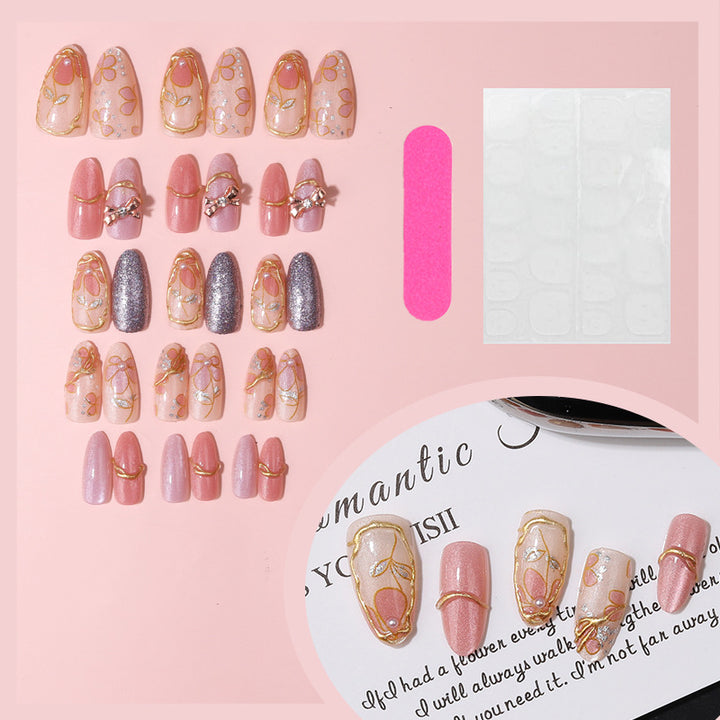 Artistic Press-On Nail Design Kalsten