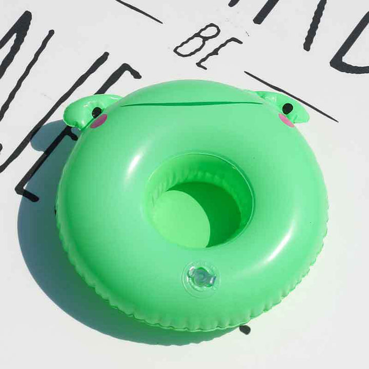 Women Inflatable Swim Ring with Floral Design Kalsten