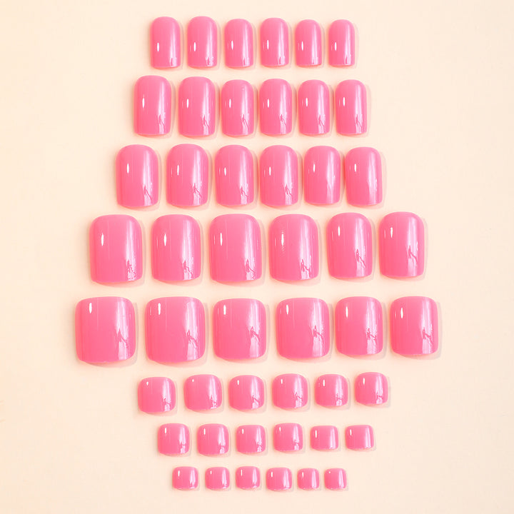 Glossy Press-On Nail Set with Premium Finish Kalsten