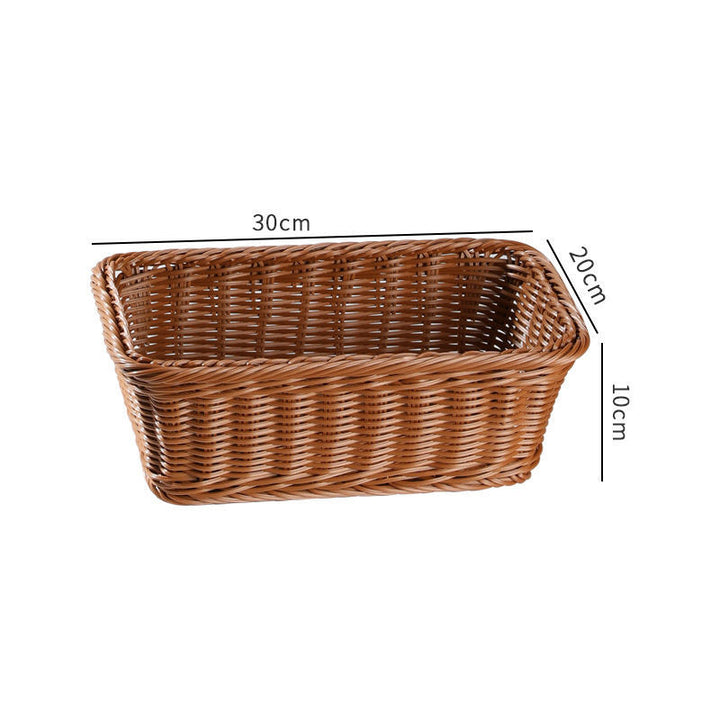 Large Rectangular Woven Storage Tray Kalsten