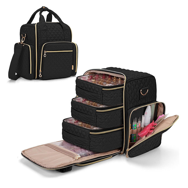 Cosmetic transport bag with organizer compartments Kalsten