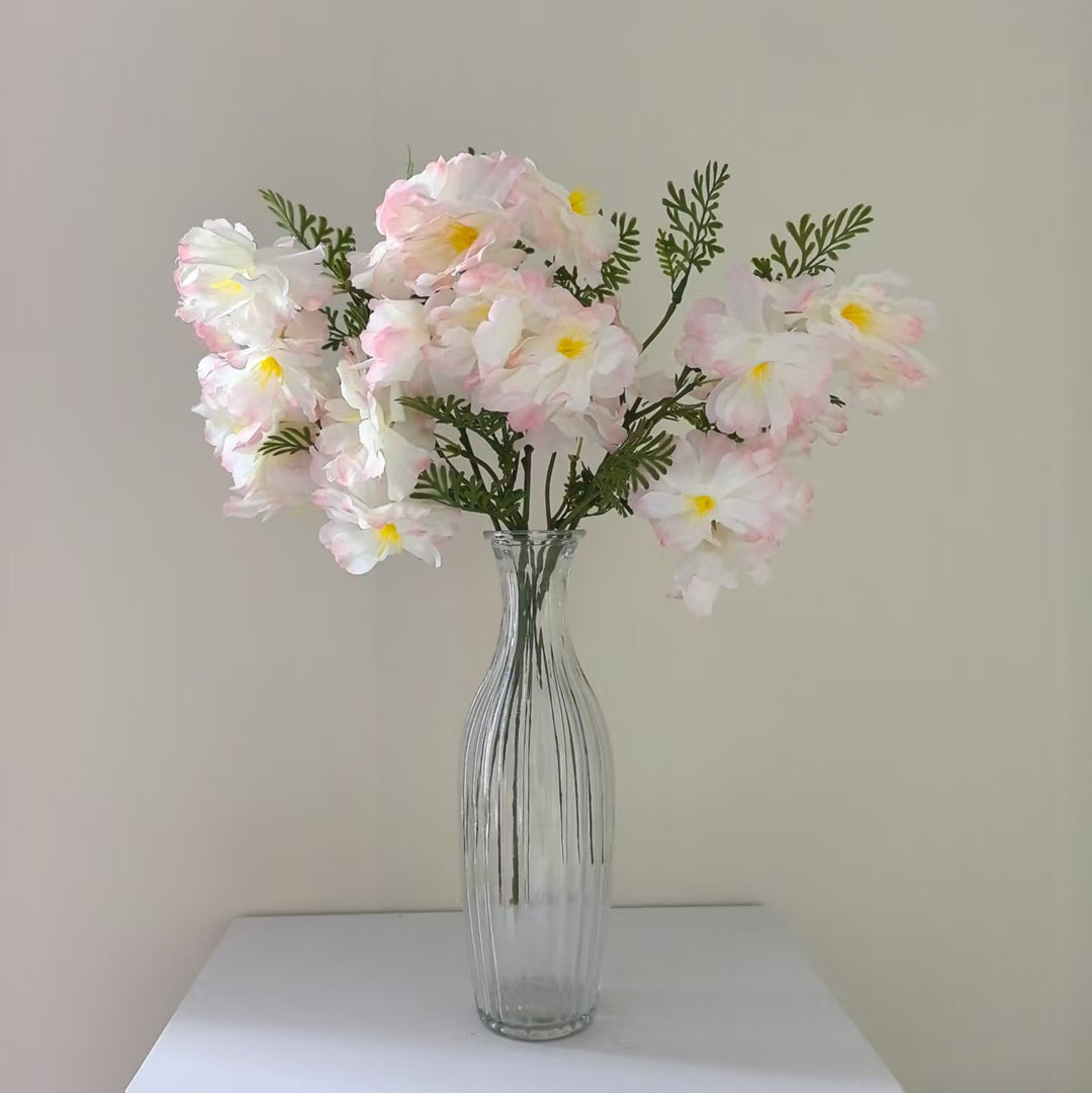 Realistic Blooming Floral Stem