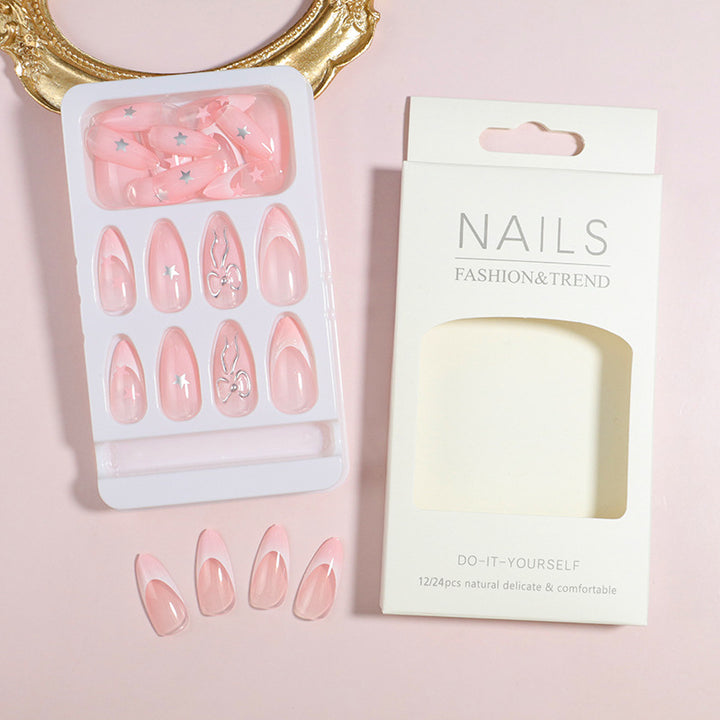 Premium Press-On Nail Set with Decorative Accents Kalsten