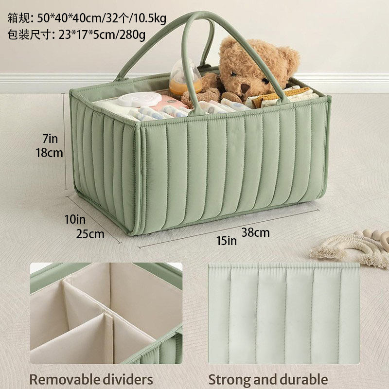 Versatile storage basket with compartments and charming animal motif Kalsten
