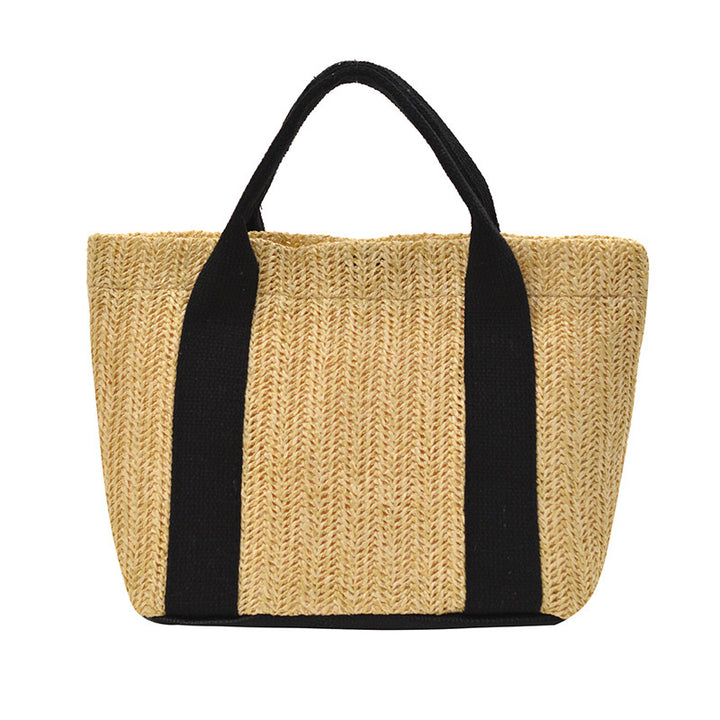 WoEco-Friendly Straw Beach Tote Kalsten