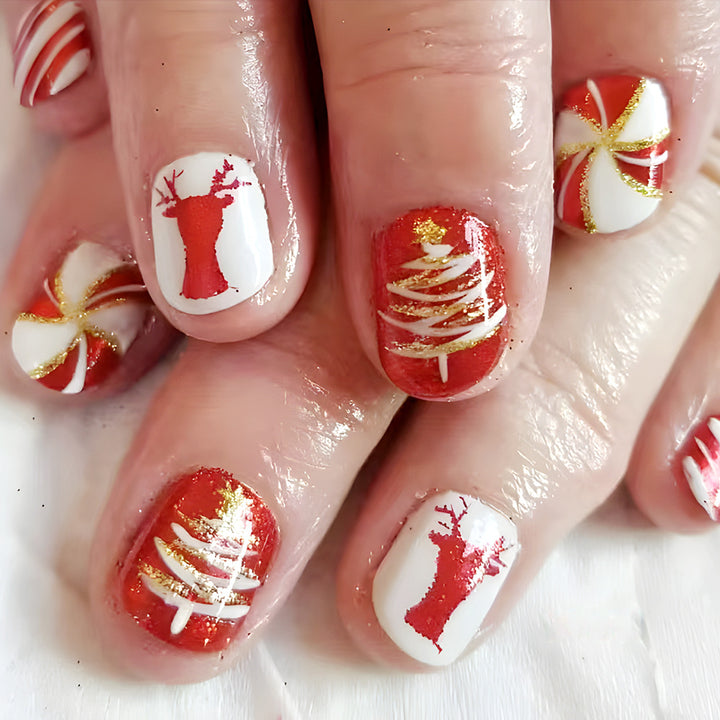 Festive Christmas Nail Art Set Kalsten