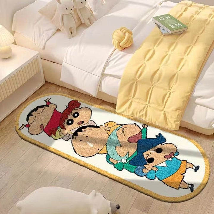 Cartoon-Themed Plush Area Rug