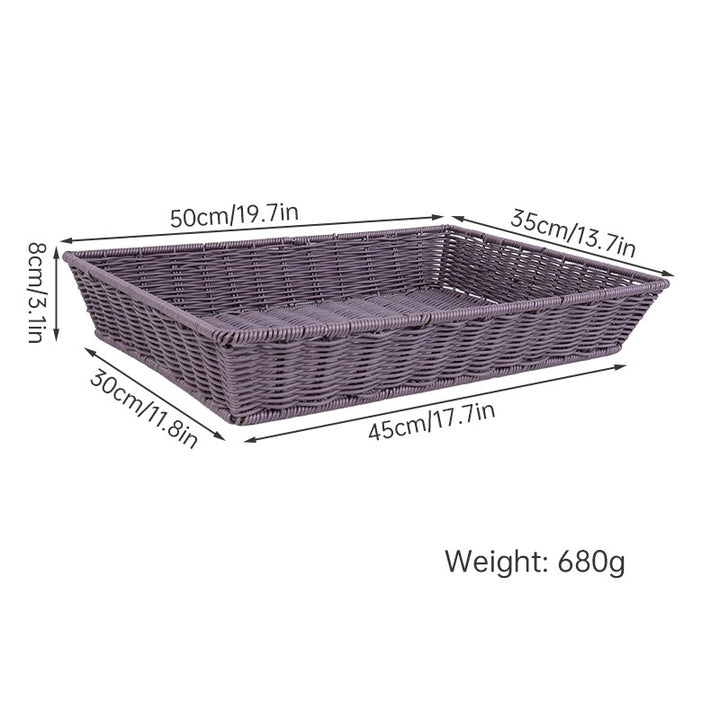 Versatile Storage Wicker Basket Kalsten