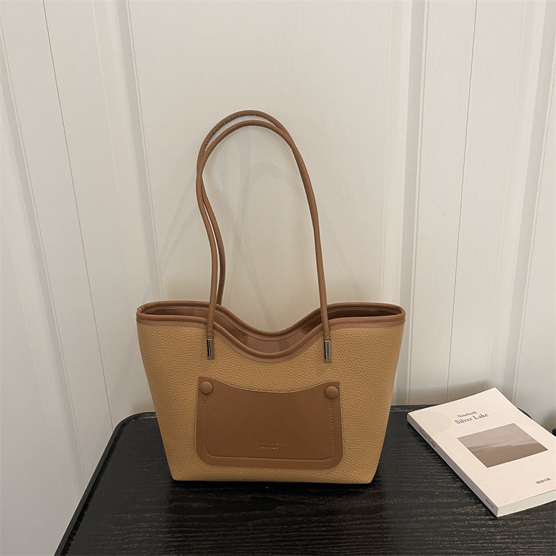 Minimalist Leather Tote Bag