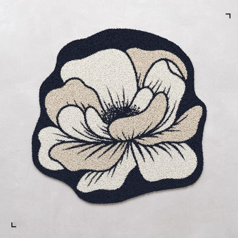 Floral Shaped Area Rug  1789754099