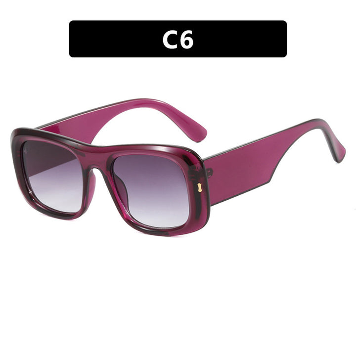 Women's oversized square sunglasses with a wide frame and polarized lenses Kalsten