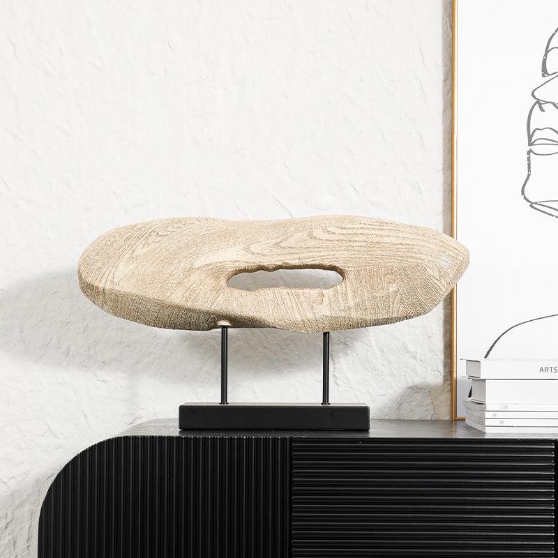 Contemporary Wooden Decorative Sculpture