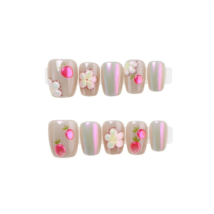 Artfully Embellished Press-On Nail Set Kalsten