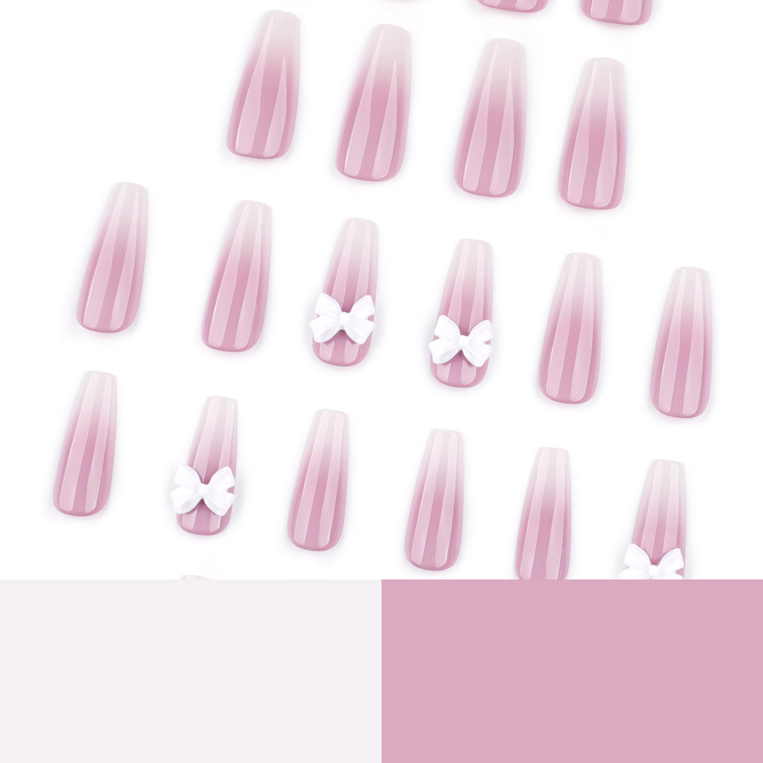 Artful acrylic nails with elegant butterfly design Kalsten