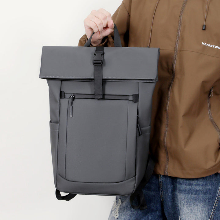 Versatile Roll-Top Travel Backpack