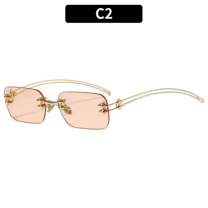 Minimalist Metal Frame Sunglasses