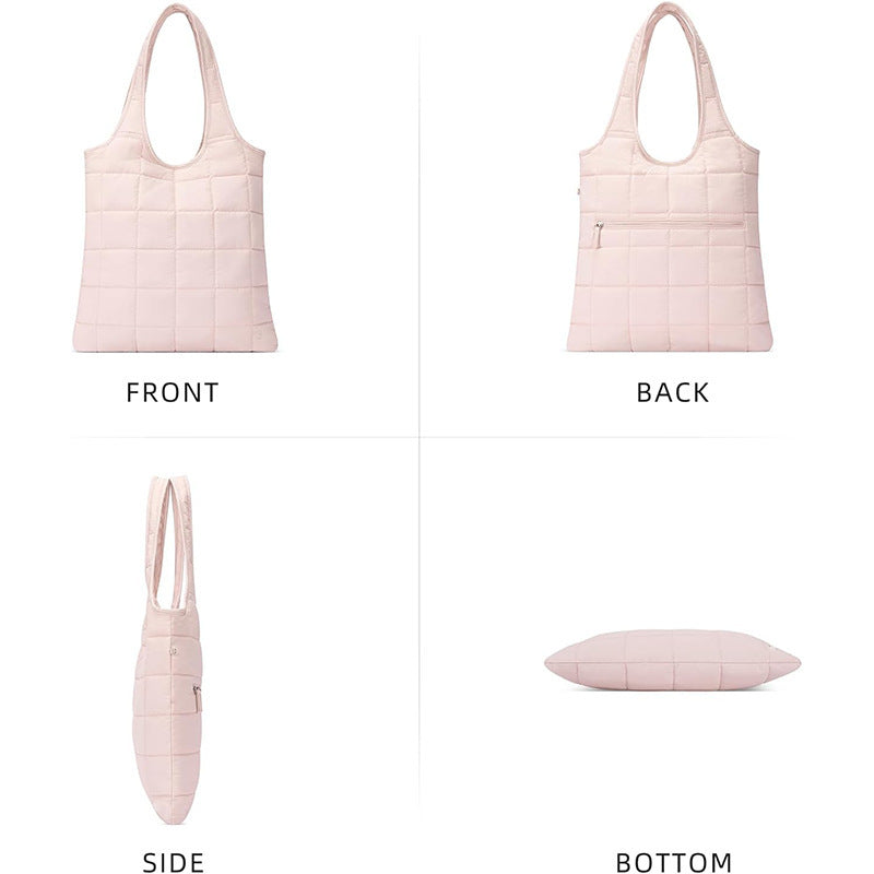 Padded shoulder bag with modern quilted design Kalsten