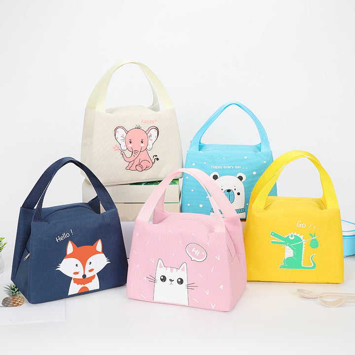 Cute Bear Print Insulated Lunch Bag Kalsten