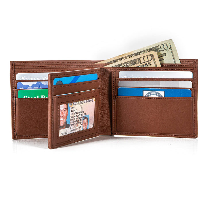 Classic Leather Billfold Wallet Kalsten
