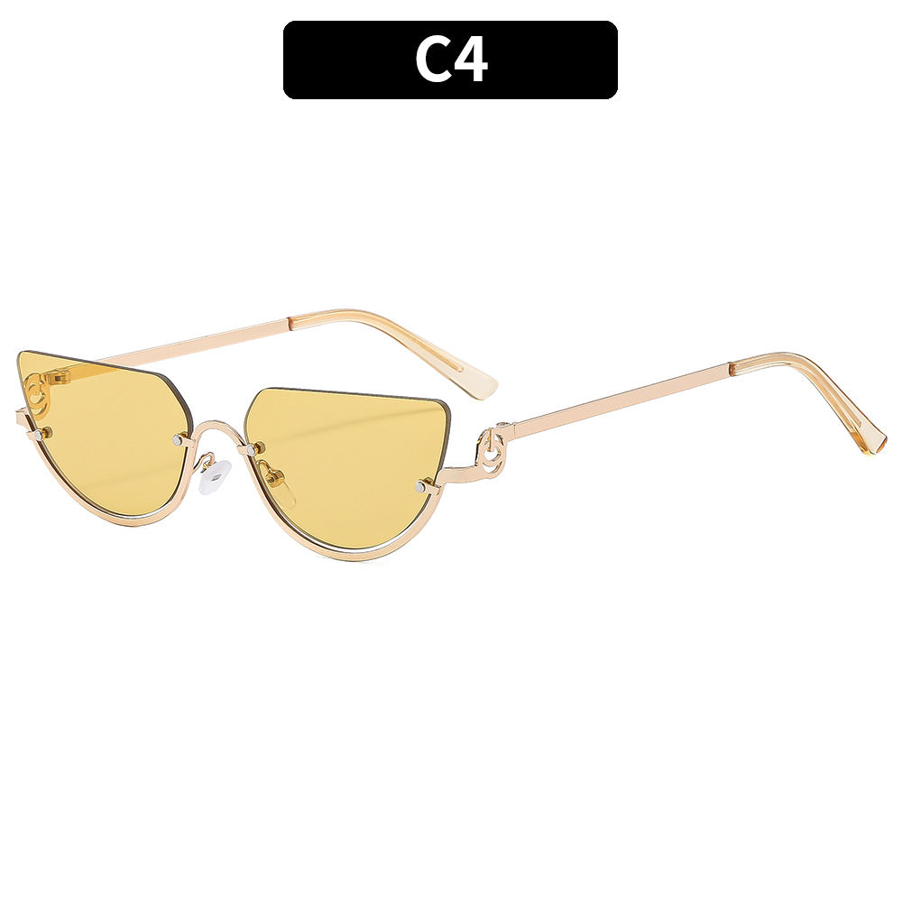 Futuristic Cat-Eye Sunglasses