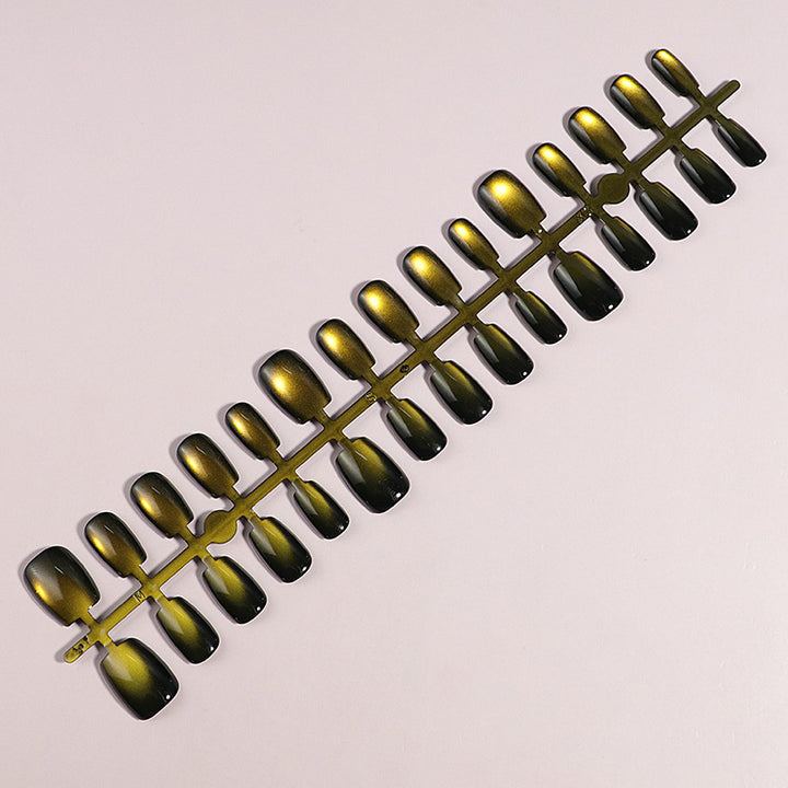 Glossy Metallic Press-On Nail Tips Kalsten
