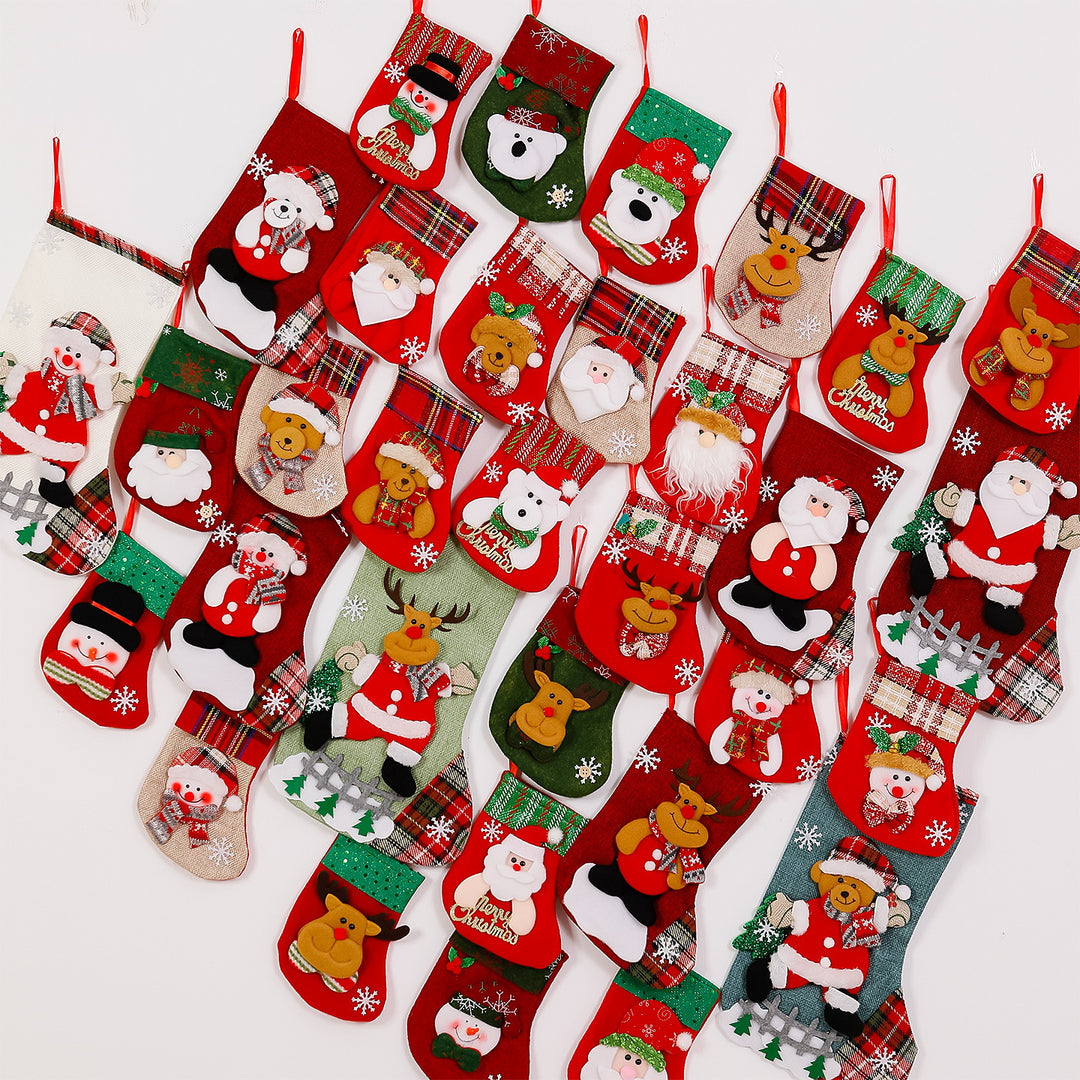 Festive Christmas stocking with reindeer motif Kalsten