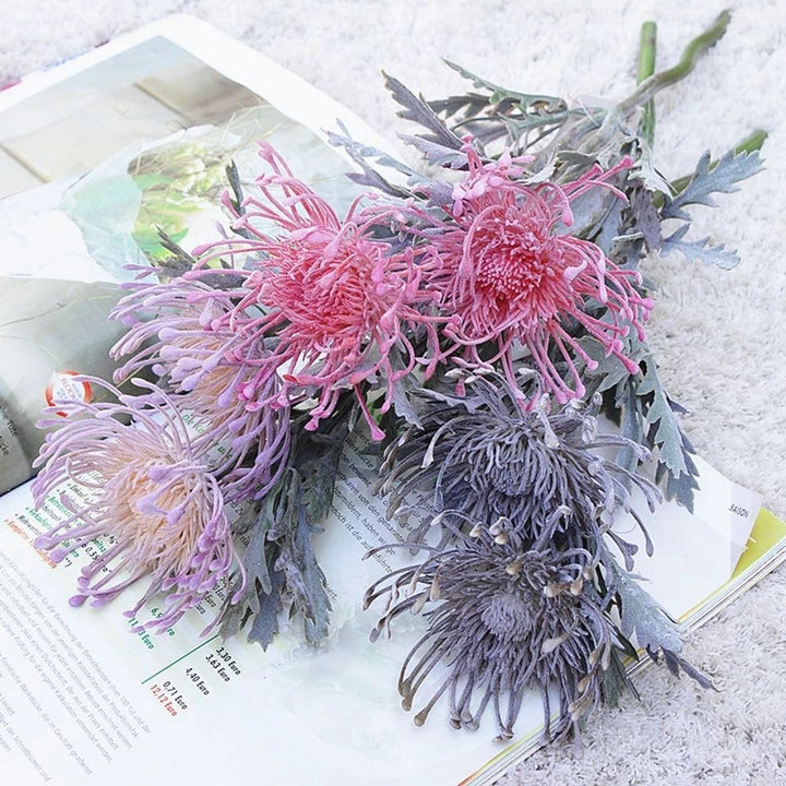 Faux Floral Chrysanthemum Arrangement
