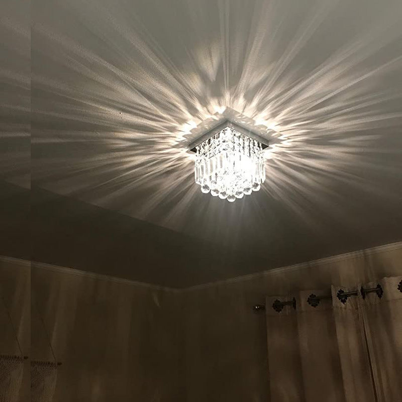 Crystal Layered Chandelier