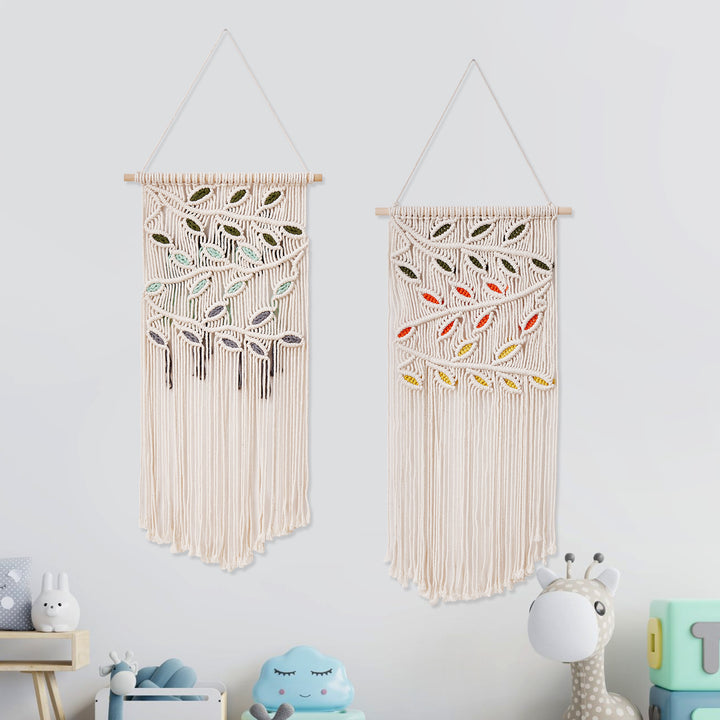 Macramé Leaf Wall Hanging