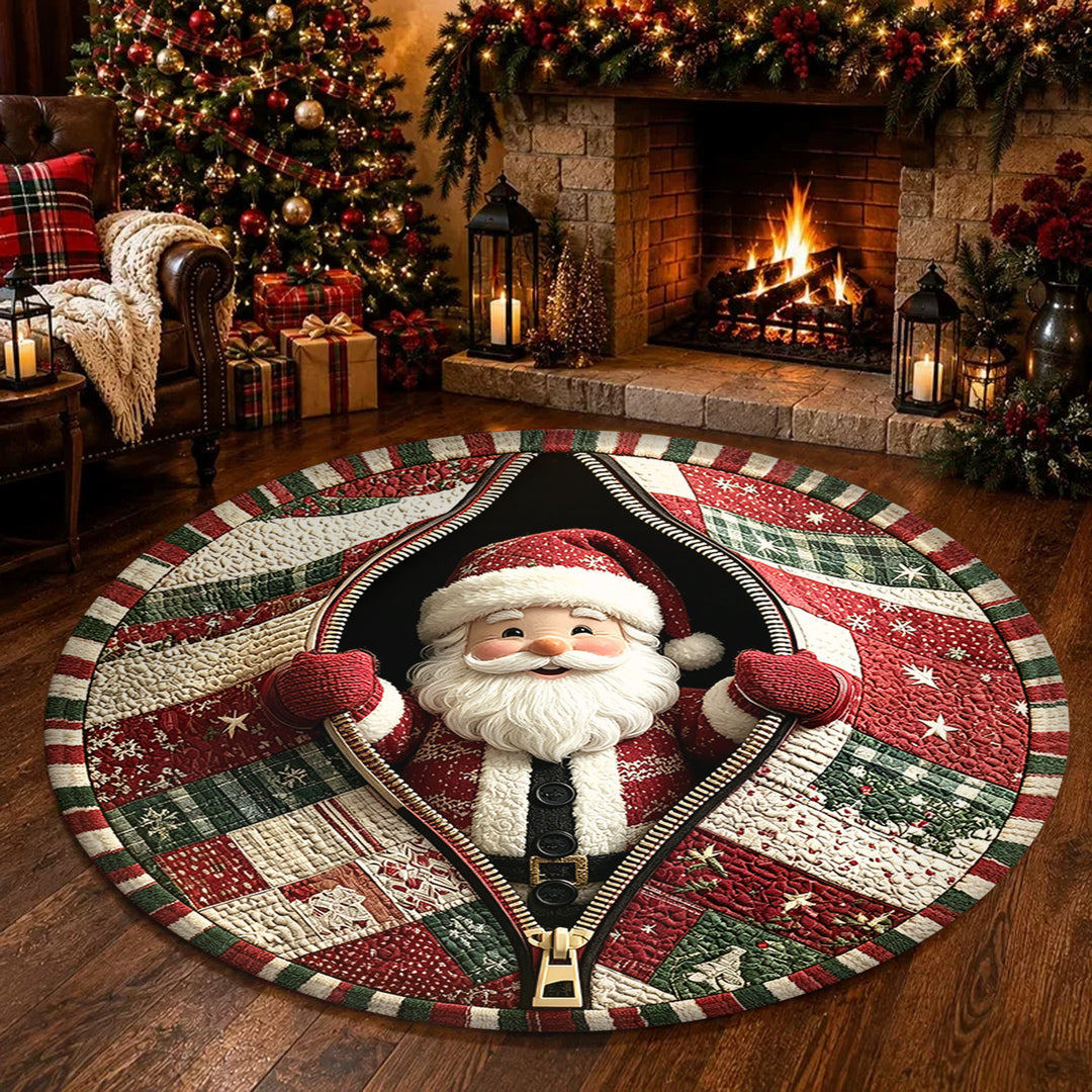 Festive 3D Gnome-Themed Area Rug Kalsten