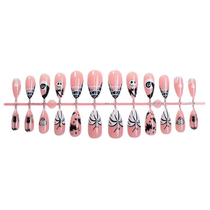 Artistic Halloween-Themed Press-On Nail Collection kalsten