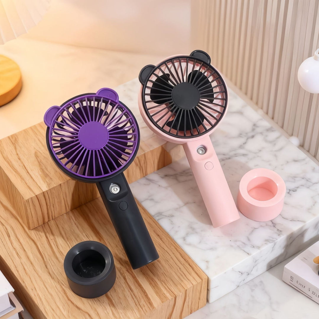 Women Portable Hand Fan with Spray Function Kalsten
