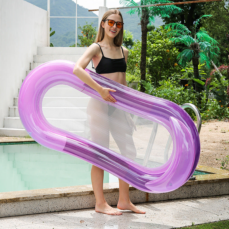 Women Inflatable Lounge Chair with Breathable Mesh Surface Kalsten