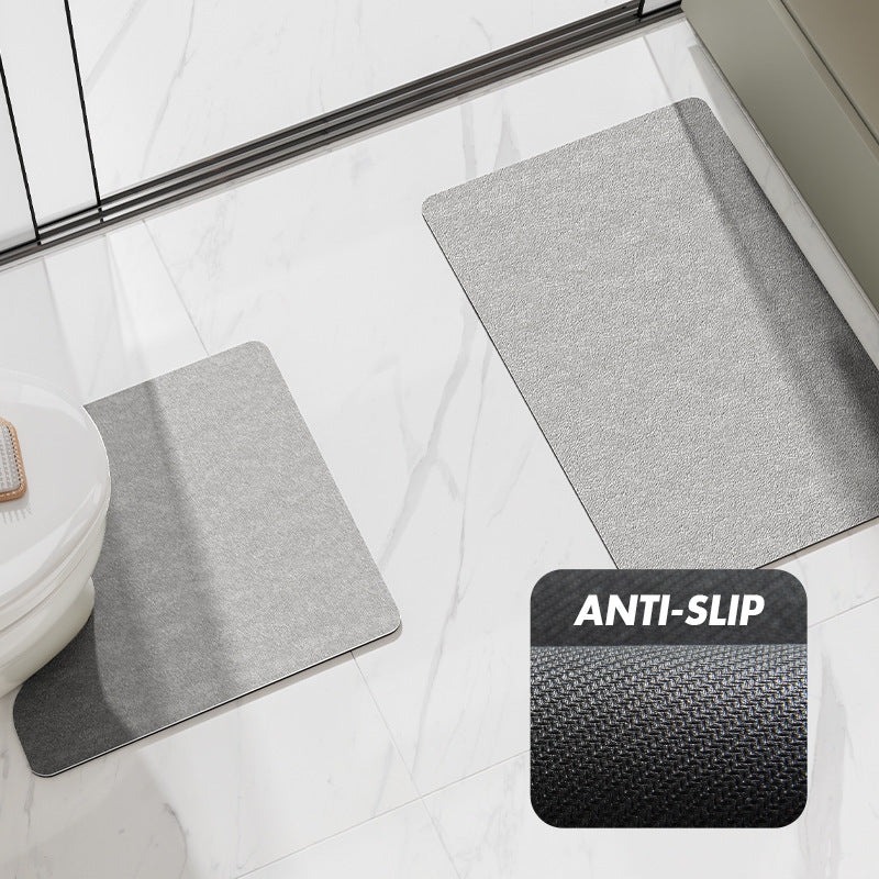 Soft Absorbent Bathroom Mat Set